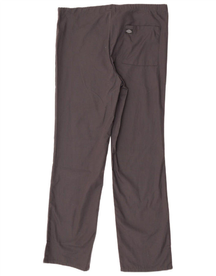 Calças retas masculinas Dickies pequenas W29 L31 poliéster cinza