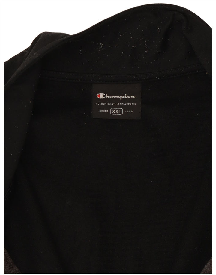 CHAMPION Jaqueta masculina de treino 2XL cinza Colourblock poliéster