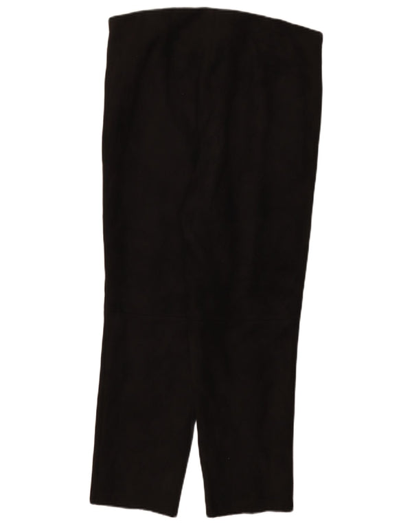 Calça feminina Zara Slim Cropped 2XL W34 L26 Poliéster Preto