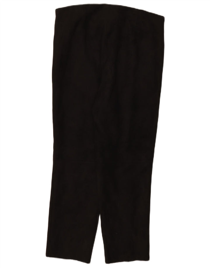 Calça feminina Zara Slim Cropped 2XL W34 L26 Poliéster Preto