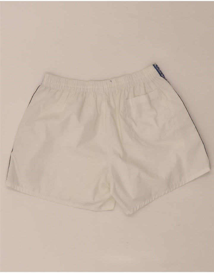 Shorts esportivos masculinos Asics Graphic médio branco colorblock