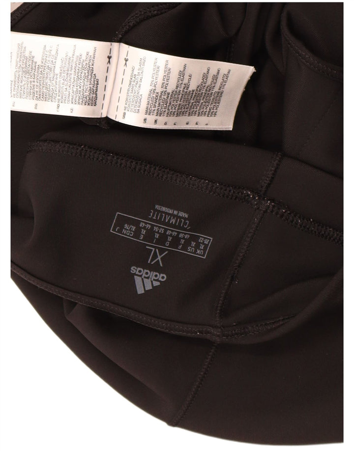 Adidas Womens Climalite Capri Leggings UK 18 XL Preto Poliéster