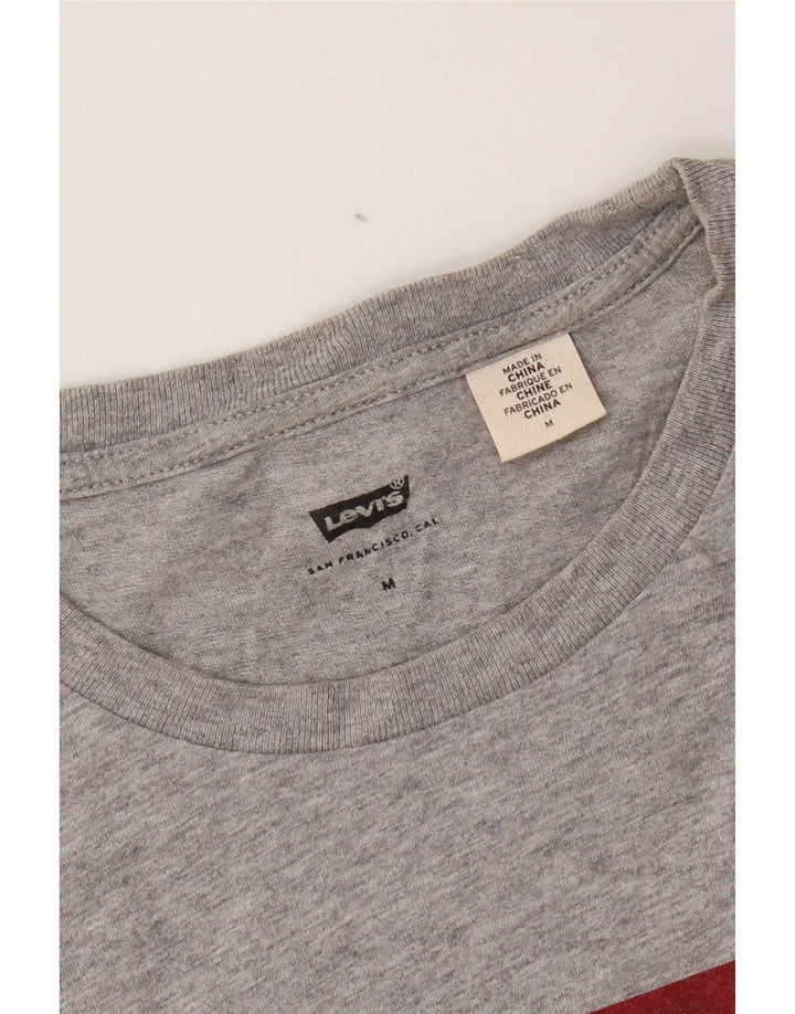 Camiseta gráfica masculina Levi's cinza médio