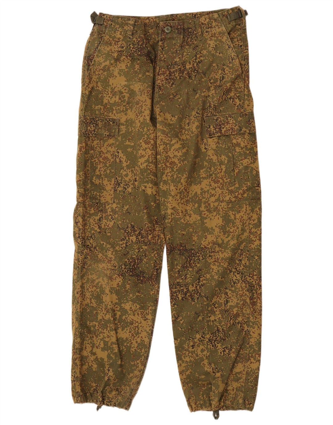 Calça cargo masculina Mil-Tec Joggers médio W32 L32 camuflagem cáqui