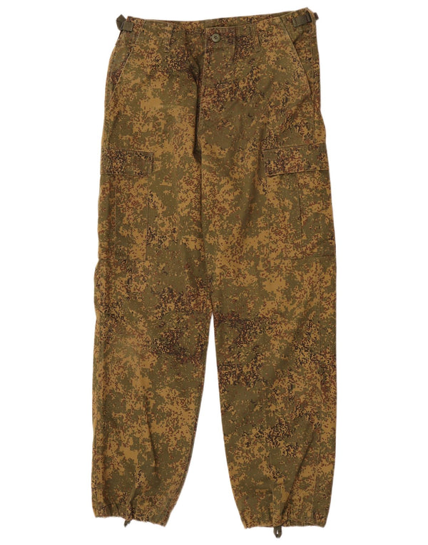Calça cargo masculina Mil-Tec Joggers médio W32 L32 camuflagem cáqui