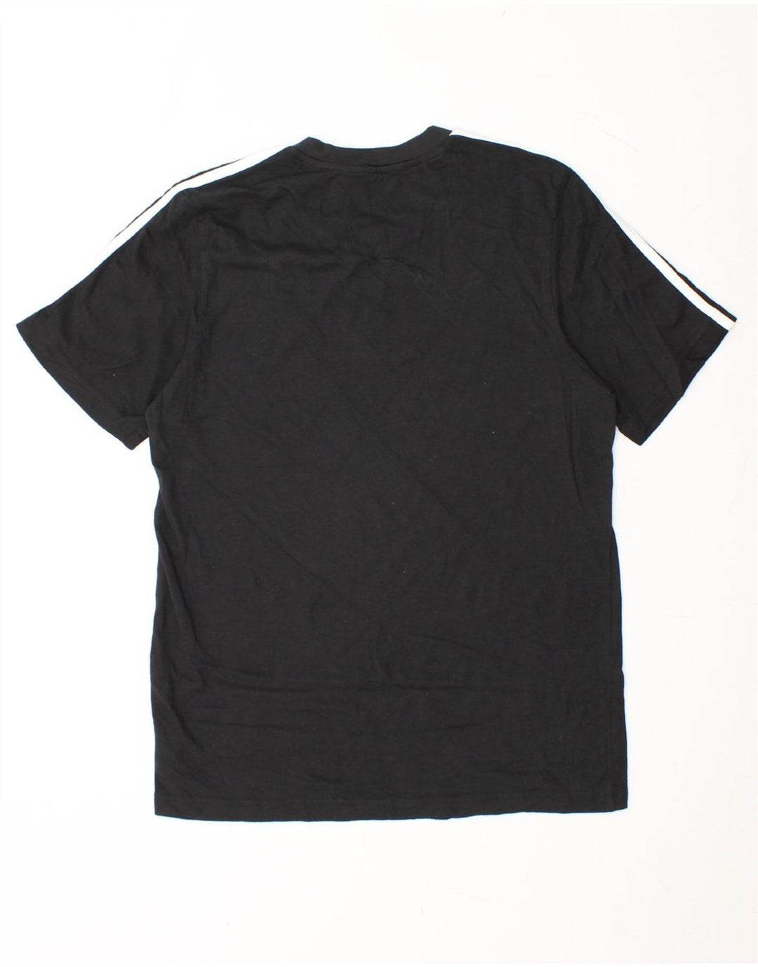 ADIDAS Mens T-Shirt Top Medium Black Cotton