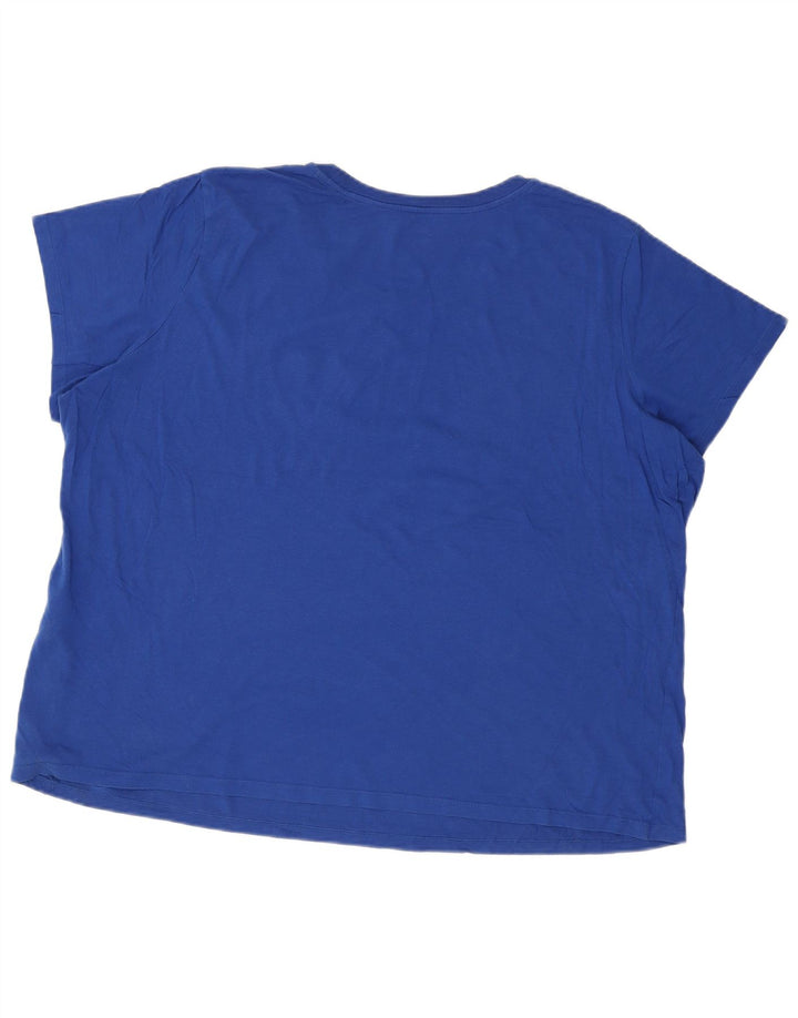 Camiseta gráfica masculina Levi's Top 3XL algodão azul