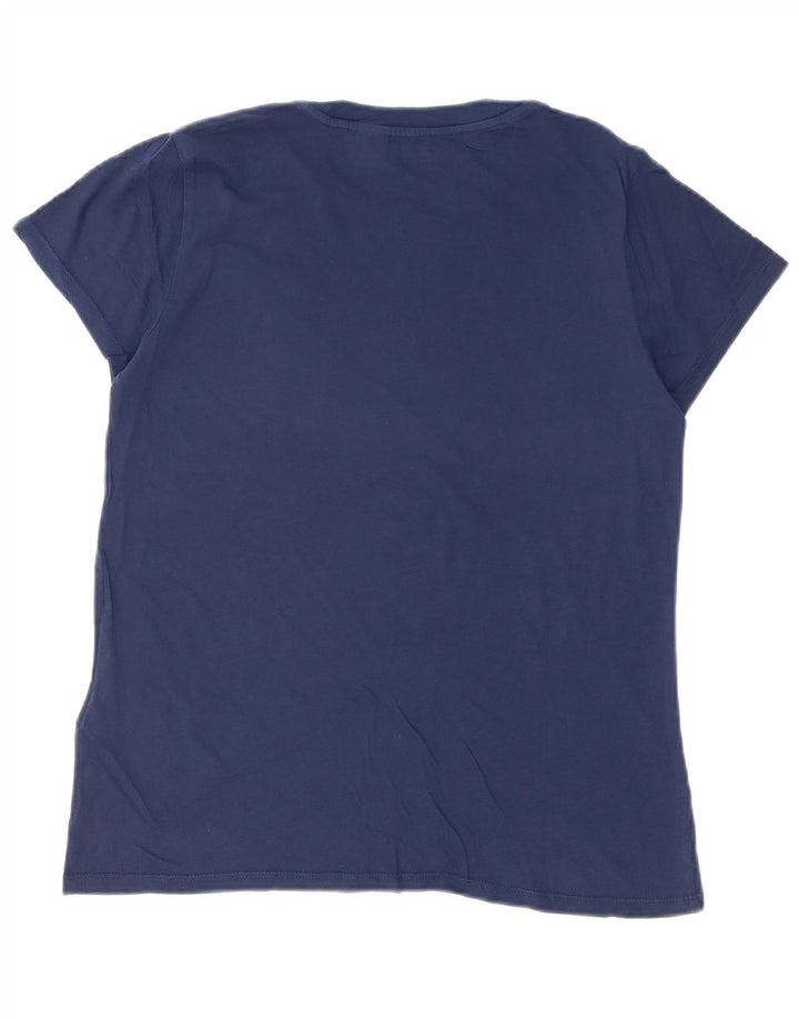 Camiseta gráfica masculina Levi's Top médio algodão azul marinho