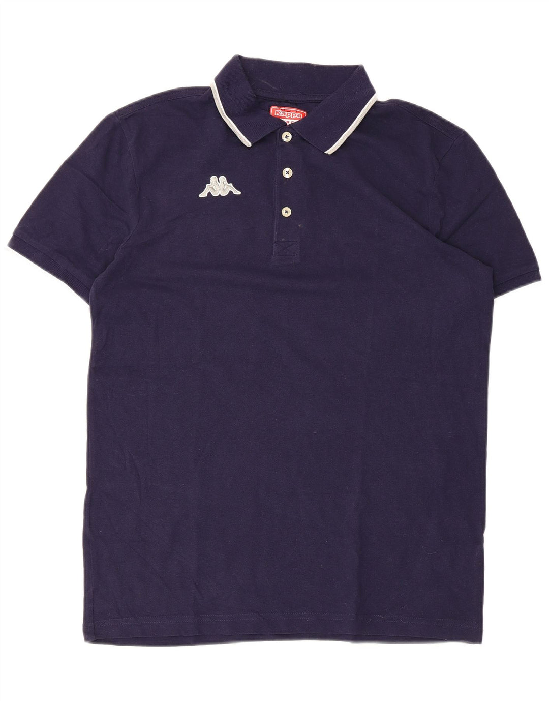 Camisa polo masculina KAPPA grande algodão azul marinho