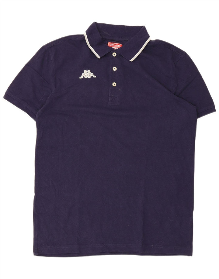 Camisa polo masculina KAPPA grande algodão azul marinho