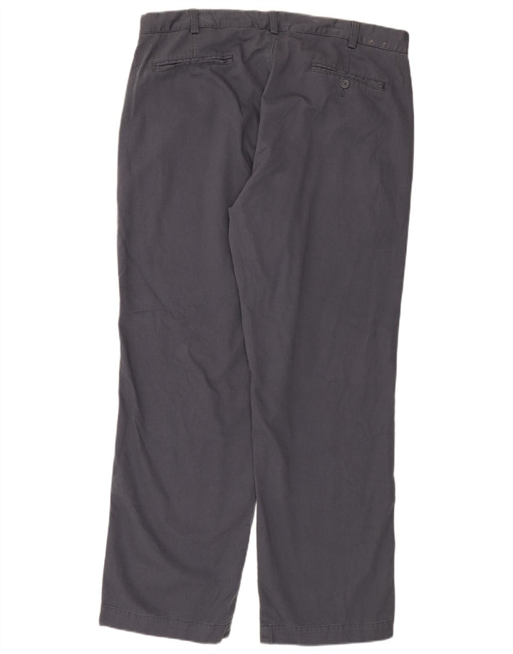J. CREW Calça Chino Masculina Reta W38 L32 Algodão Cinza
