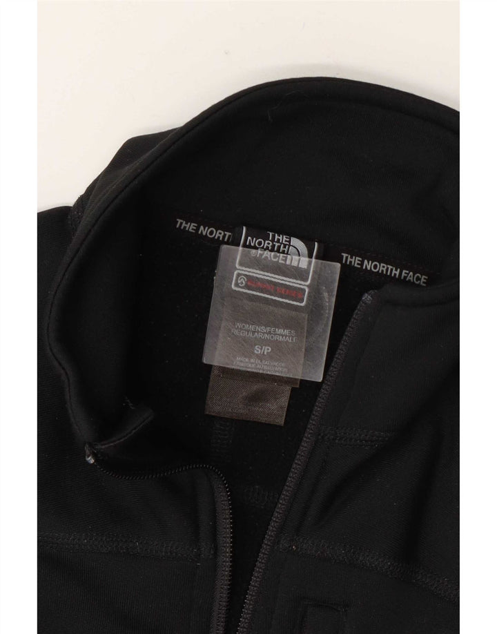 Pulôver feminino The North Face com zíper e gola alta Reino Unido 10 pequeno preto