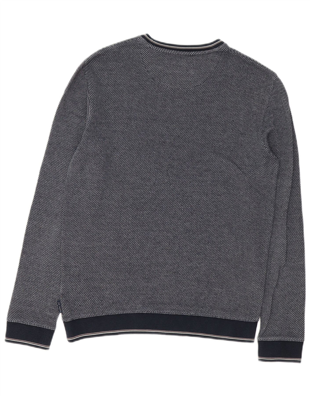Ted Baker moletom masculino tamanho 2 pequeno algodão azul marinho