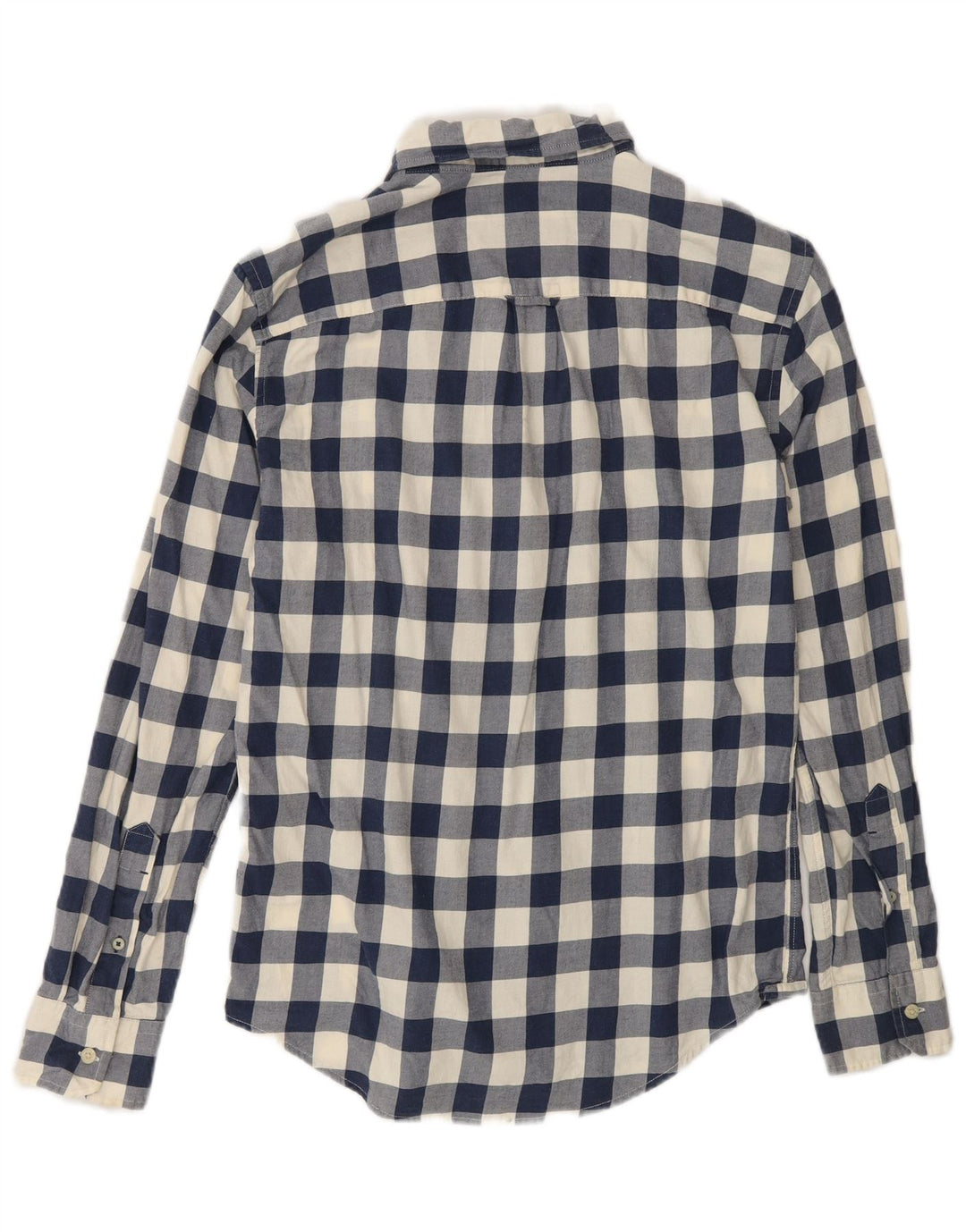 Camisa masculina American Eagle Classic Fit XS azul marinho algodão guingão