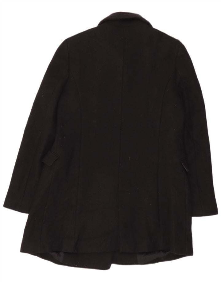 Sobretudo feminino Zara UK 14 grande preto