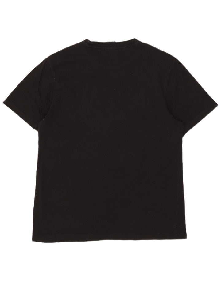 Camiseta masculina gráfica Champion Top médio preto