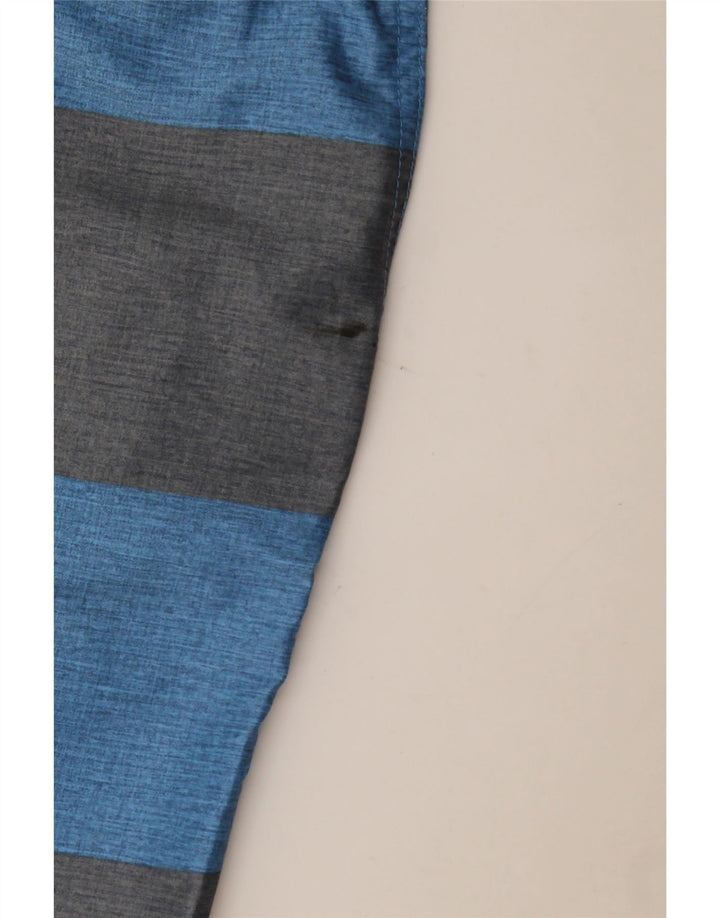 Shorts Chino masculino Hurley W33 poliéster listrado azul médio