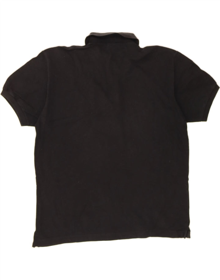 RIFLE Mens Polo Shirt Large Black Cotton Vintage Rifle and Second-Hand Rifle from Messina Hembry 