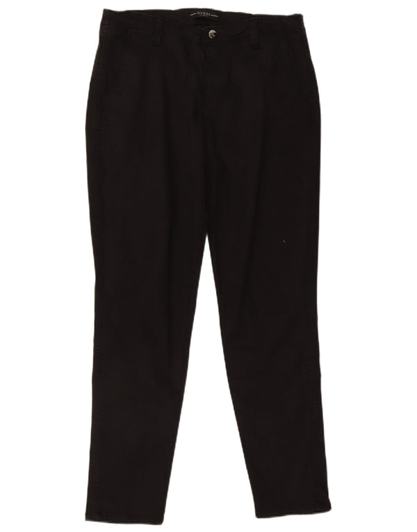 Guess Calça Chino Feminina Slim W31 L29 Preto Lyocell
