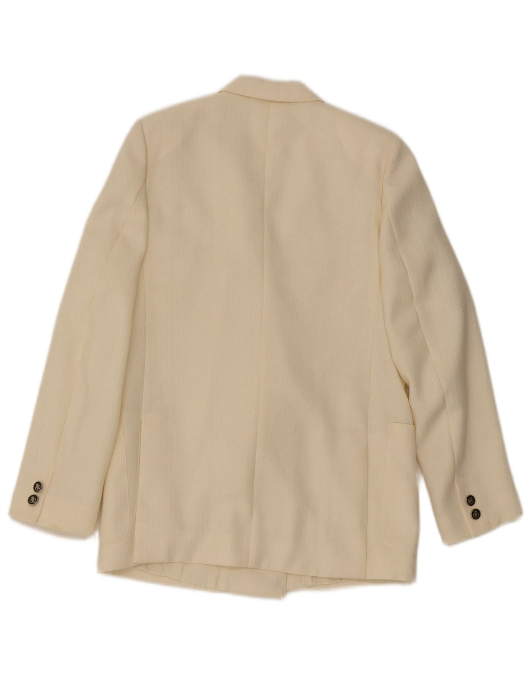 Jaqueta blazer feminina Cody com peito duplo IT 40 pequena off white