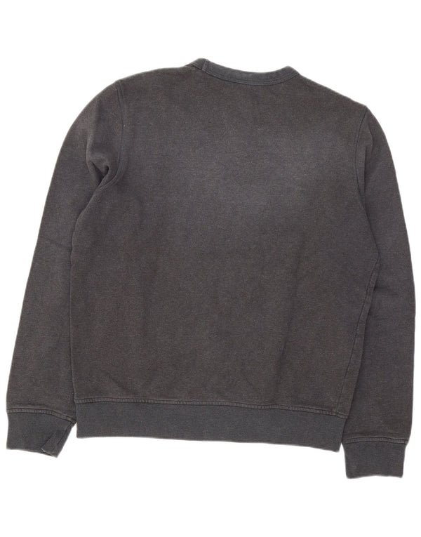 Converse masculino gráfico moletom jumper médio cinza algodão