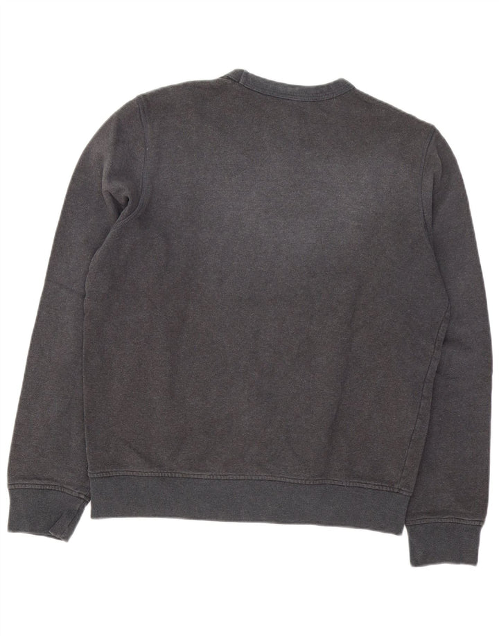 Converse masculino gráfico moletom jumper médio cinza algodão