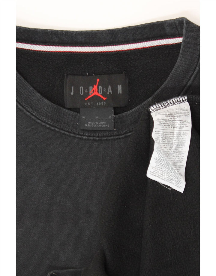 JORDAN moletom masculino jumper médio algodão preto
