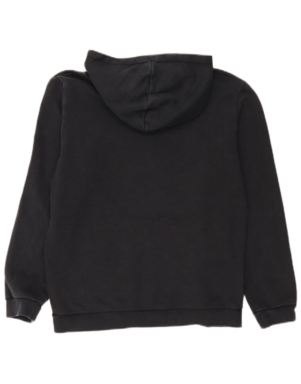 Jumper com capuz gráfico Puma Boys 15-16 anos preto algodão