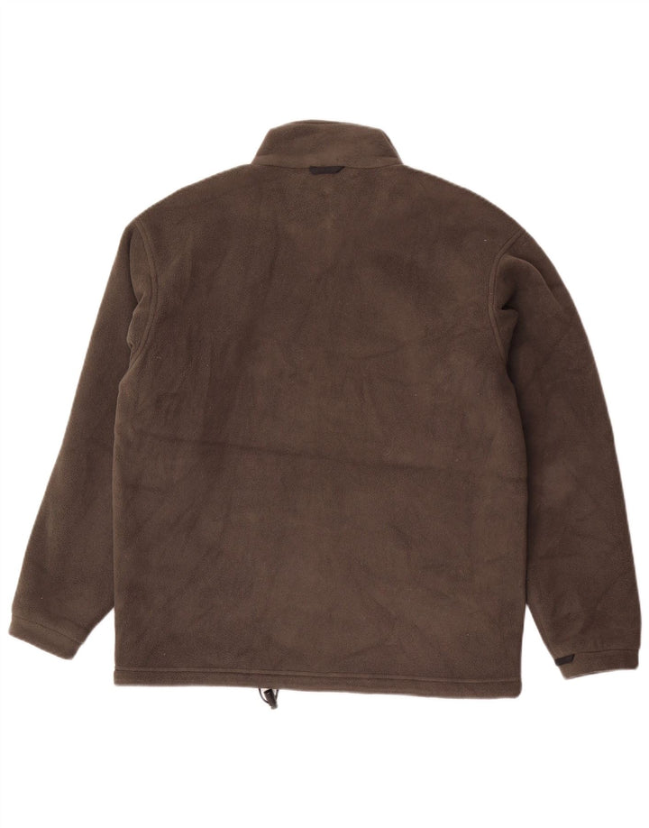 Jaqueta masculina de lã Jack Wolfskin UK 34 poliéster cinza pequeno