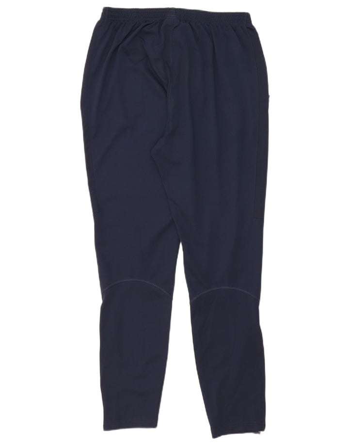 Calça de treino masculina Nike Dri Fit médio azul marinho poliéster