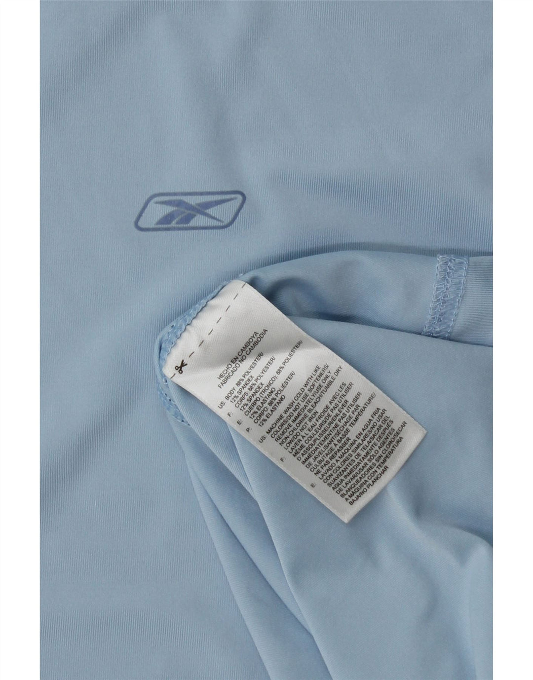 Colete feminino REEBOK UK 14 poliéster azul médio