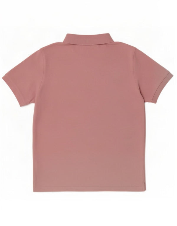 Camisa polo masculina Marlboro Classics pequena de algodão rosa