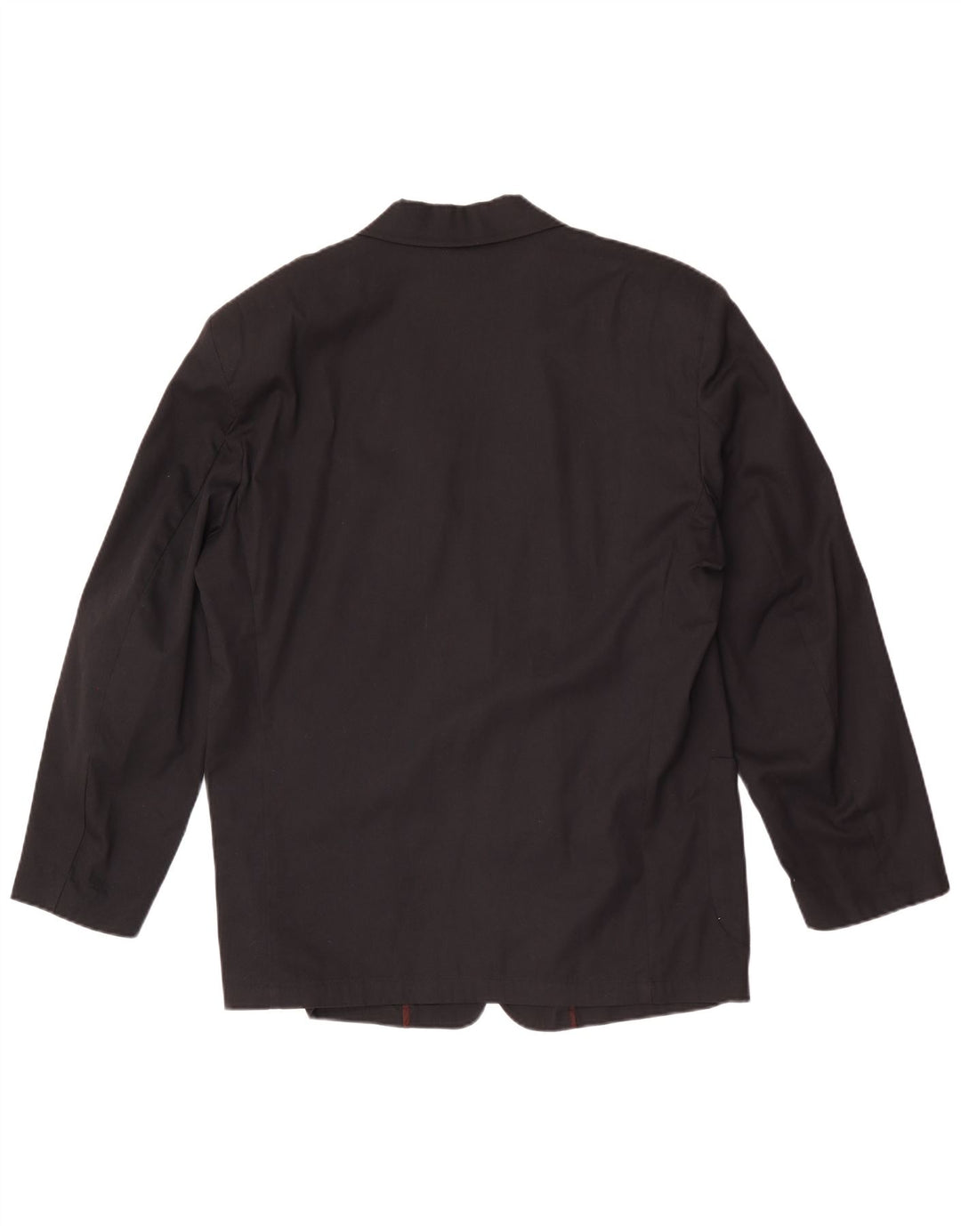 Jaqueta blazer masculina Wampum com 2 botões Reino Unido 40 grande viscose preta