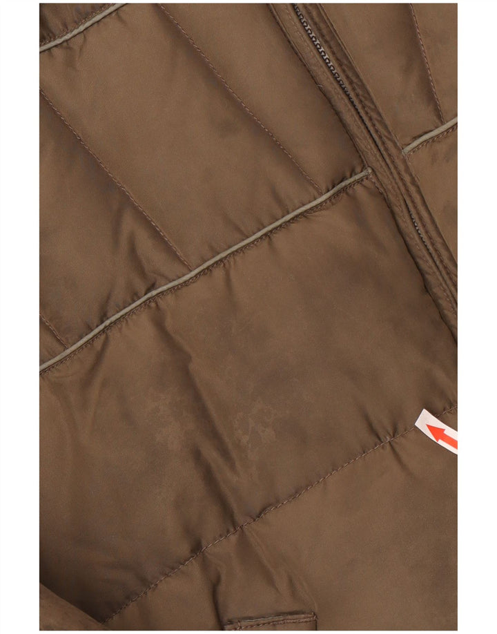 Jaqueta Columbia Masculina Loose Fit Acolchoada UK 36 Pequena Caqui