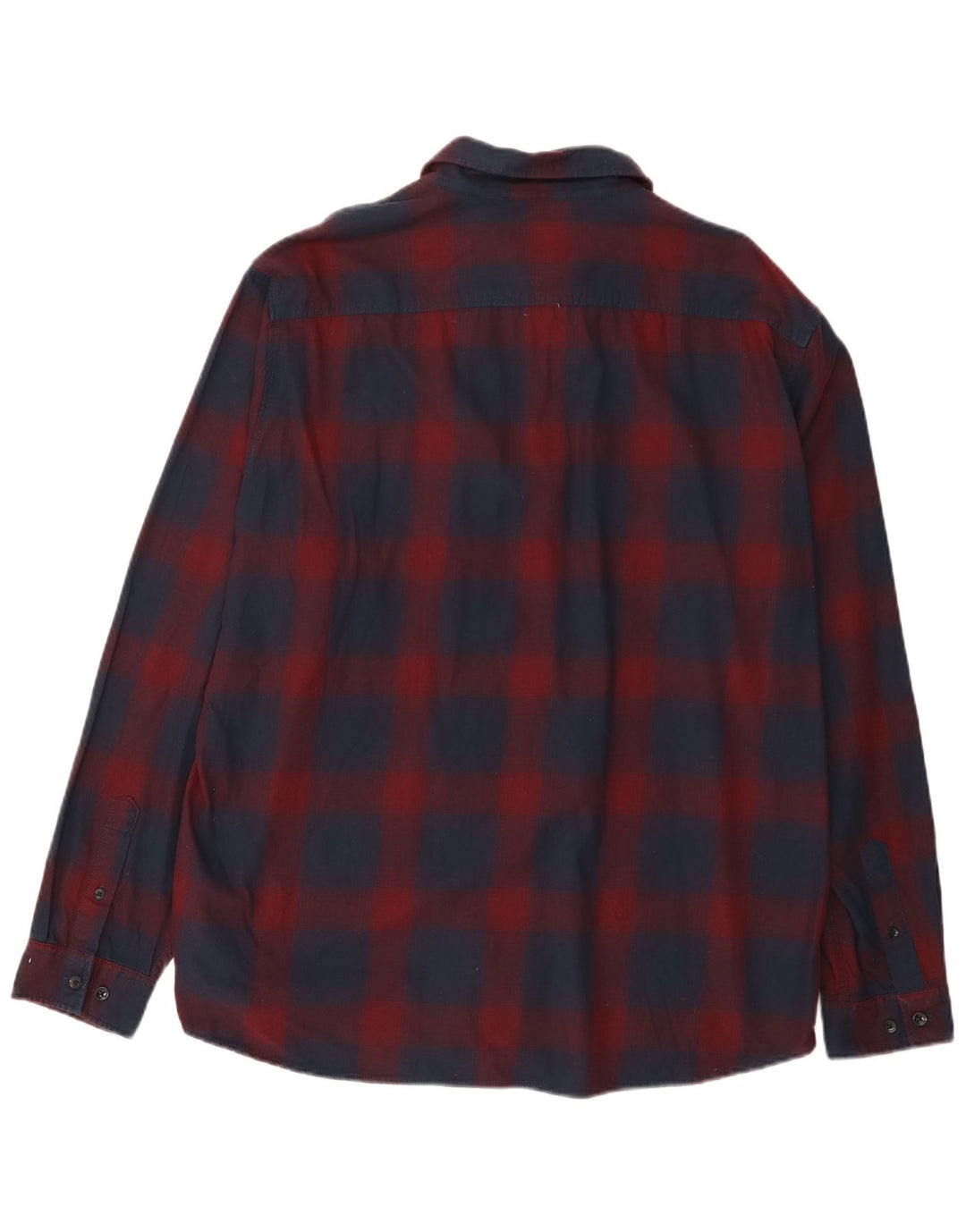 Camisa masculina de flanela Jack & Jones 2XL algodão xadrez vermelho