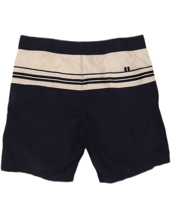 Coast Mens Graphic Natação Shorts XL Azul Marinho Colourblock Poliamida