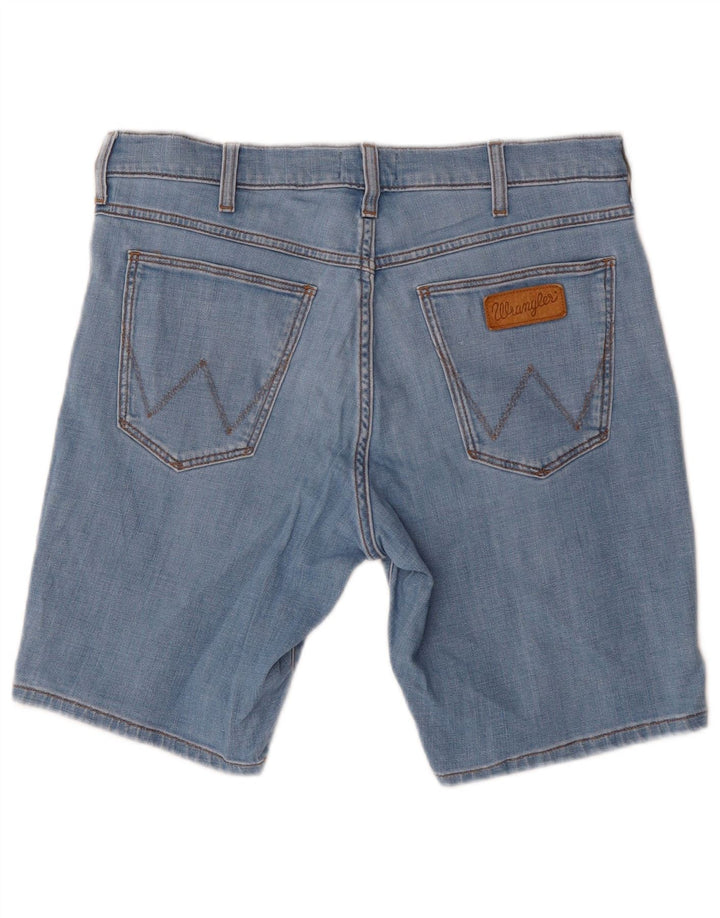 Shorts jeans masculino Wrangler W32 algodão azul médio