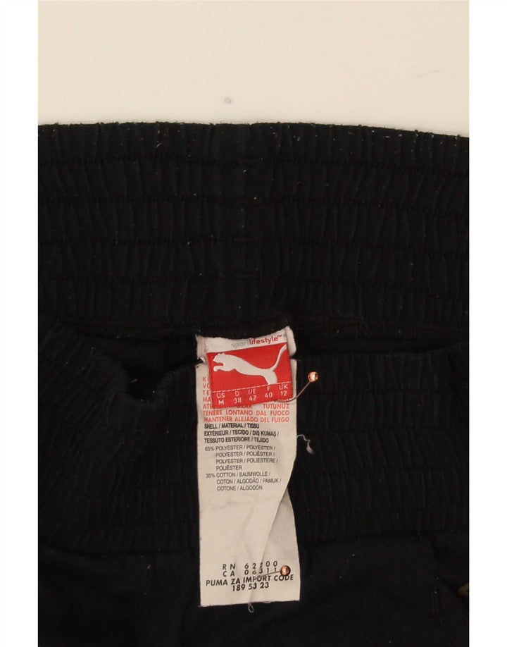 Puma Calça Capri Feminina Calça Joggers UK 12 Médio Preto Poliéster