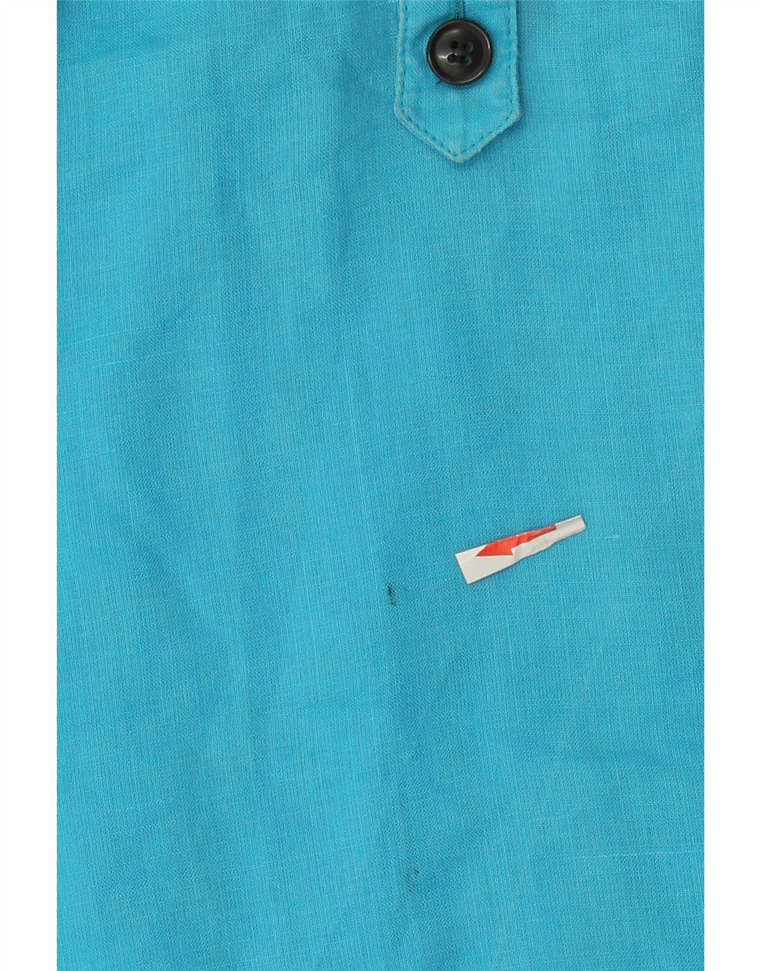 Pulôver feminino Zara vestido camisa Reino Unido 10 pequeno rami azul