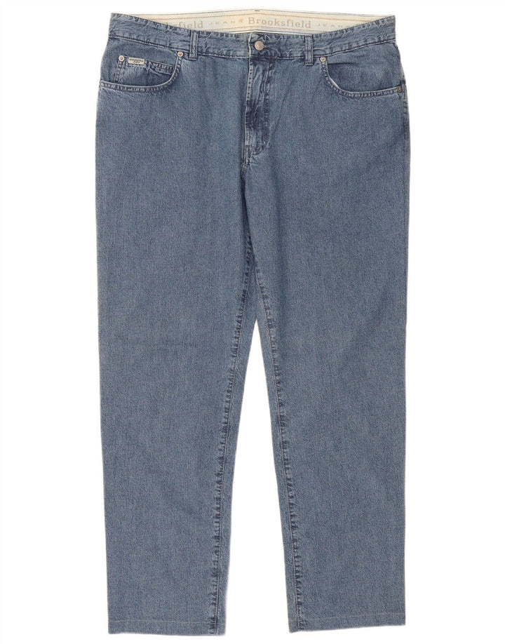 Calça jeans reta masculina BROOKSFIELD W40 L30 algodão azul
