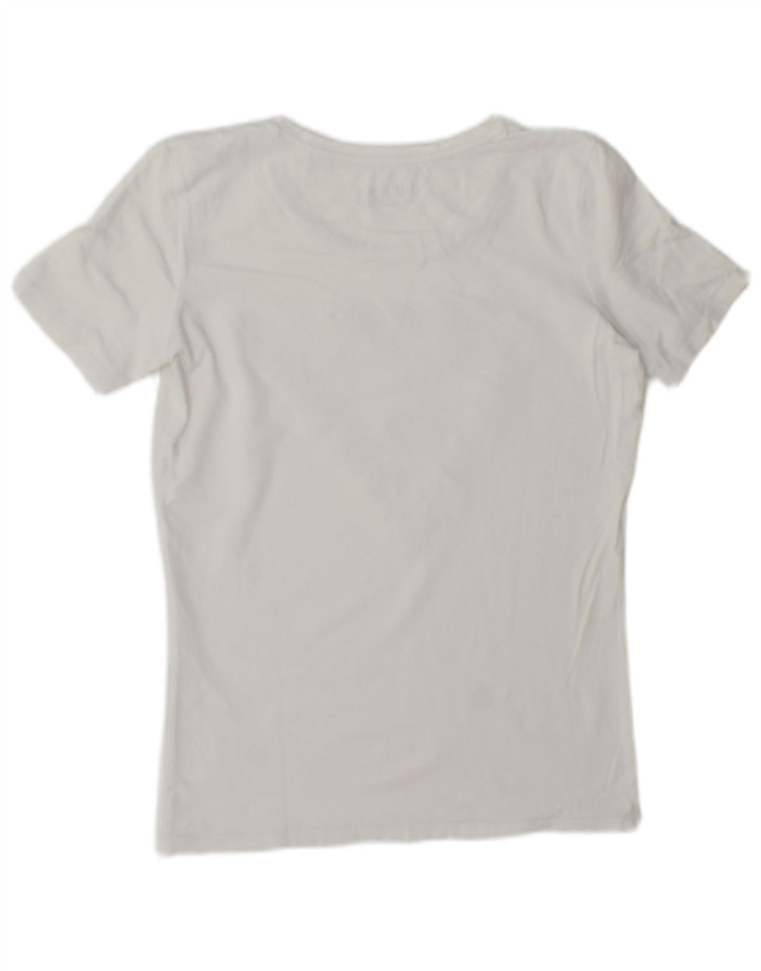 Camiseta feminina Guess com estampa gráfica UK 12 médio branco