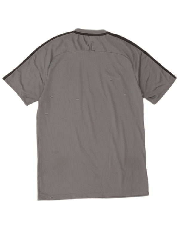Camiseta Nike Masculina Dri Fit Top Cinza Médio Colourblock