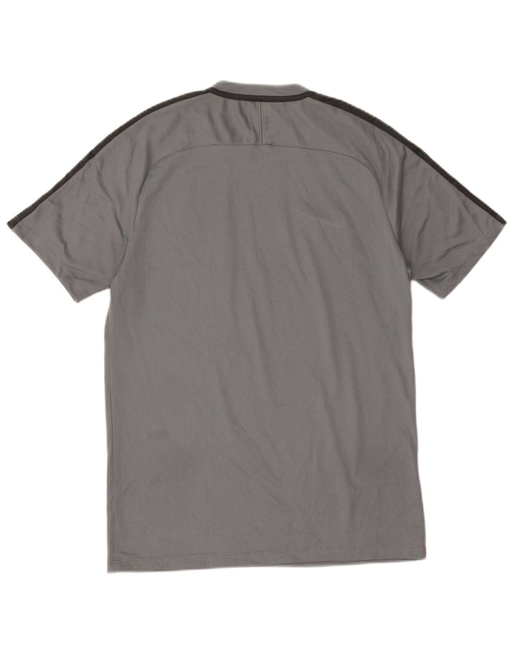 Camiseta Nike Masculina Dri Fit Top Cinza Médio Colourblock