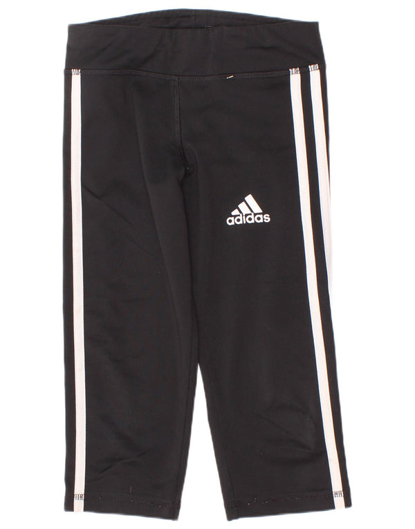 Leggings Adidas Aeroready Capri para meninas 7-8 anos preto poliéster