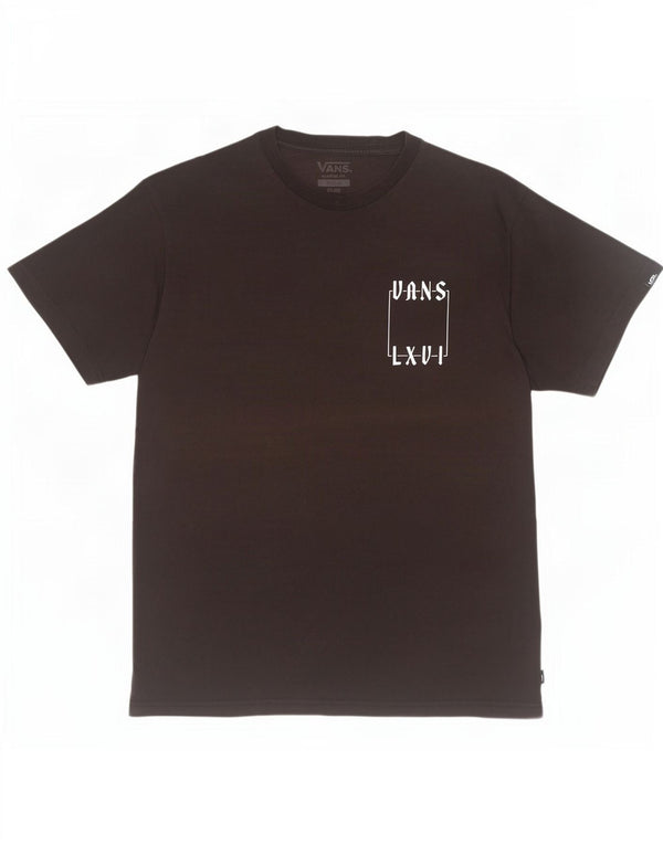 Camiseta Vans Masculina Classic Fit Graphic Top Médio Algodão Preto