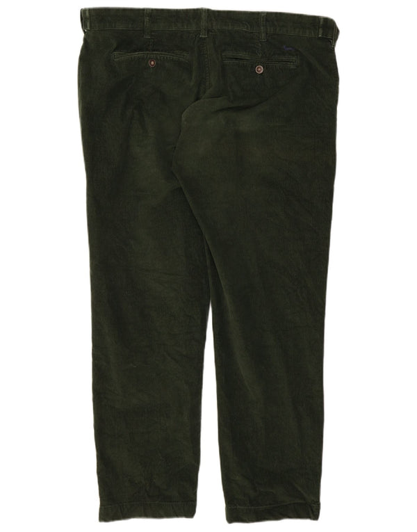 Calça masculina de veludo cotelê Harmont & Blaine IT 54 2XL W42 L29 verde