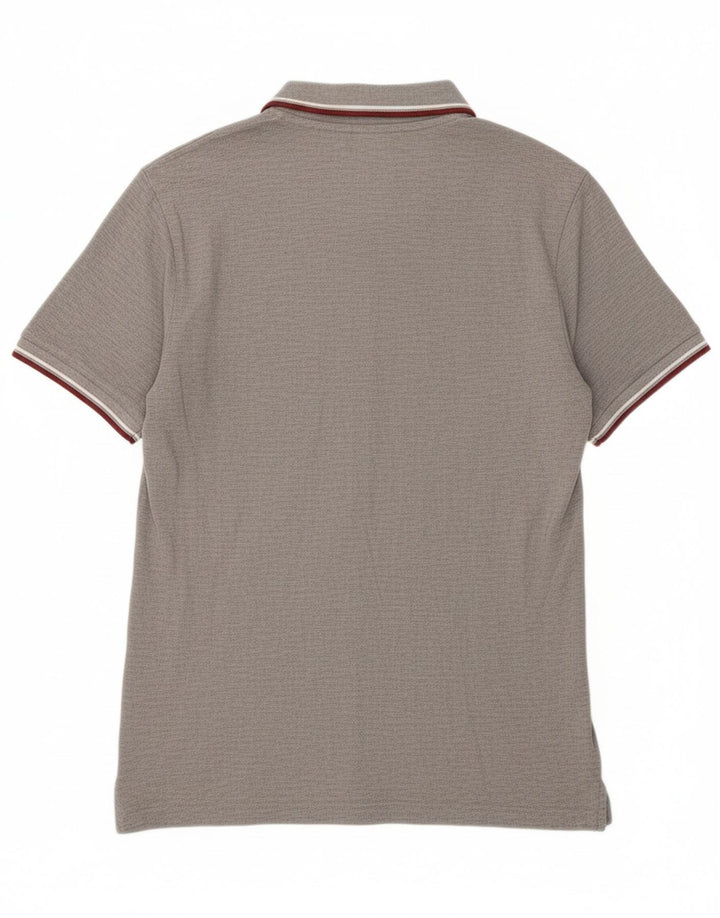 Camisa polo masculina DIADORA grande algodão cinza