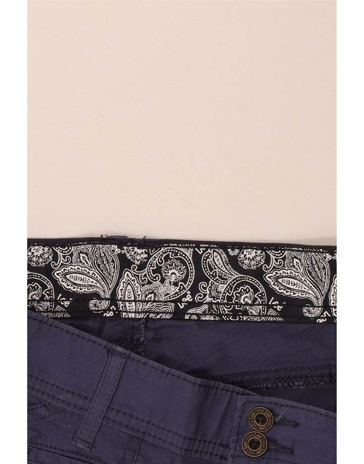 LEE Mens Cargo Shorts W30 Médio Azul Marinho
