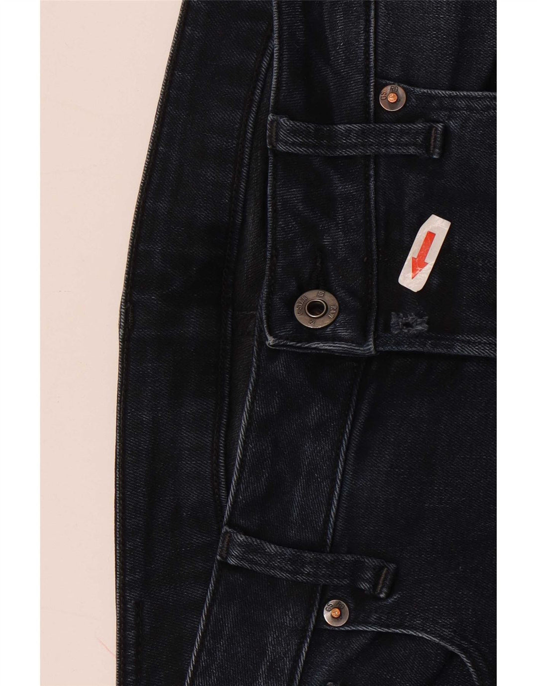 G-Star Mens Slim Jeans W36 L28 Algodão Azul Marinho
