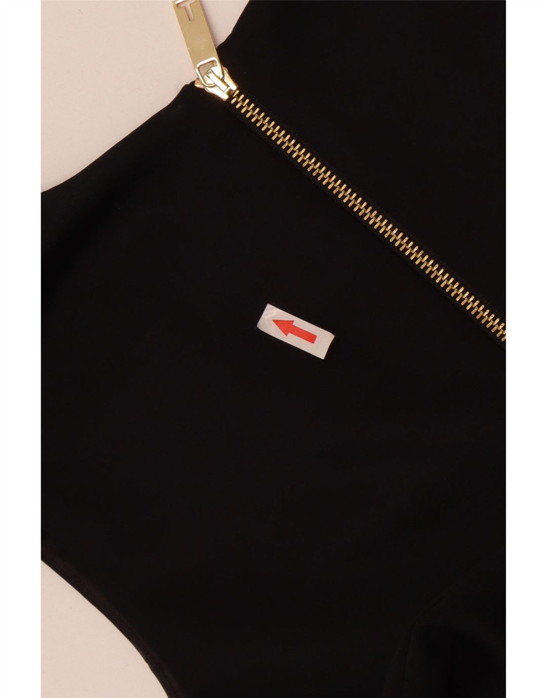 Vestido bodycon feminino sem mangas Ted Baker tamanho 3 poliéster preto médio